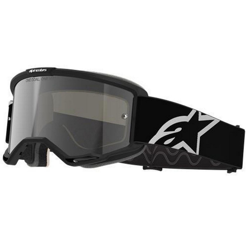 Alpinestars Vision 5 Corp motokrossz szemüveg fekete átlátszó plexivel