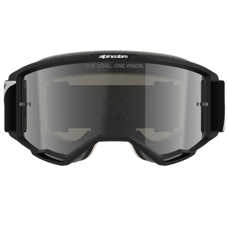 Alpinestars Vision 5 Corp motokrossz szemüveg fekete átlátszó plexivel