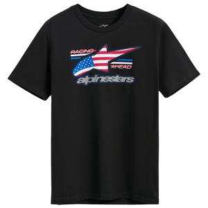 Alpinestars Nationals CSF póló fekete-piros-kék-fehér