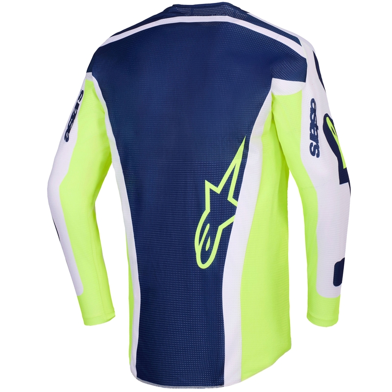 Alpinestars Racer Air Riway motokrossz mez világosszürke-fluo sárga-kék
