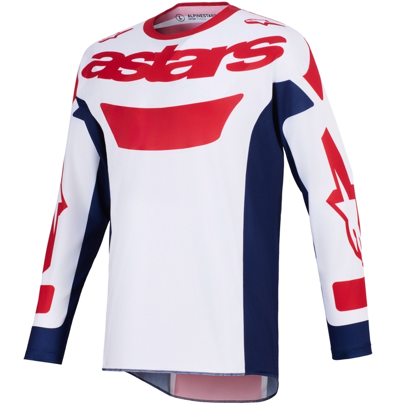 Alpinestars Racer Riway motokrossz mez fehér-kék-piros