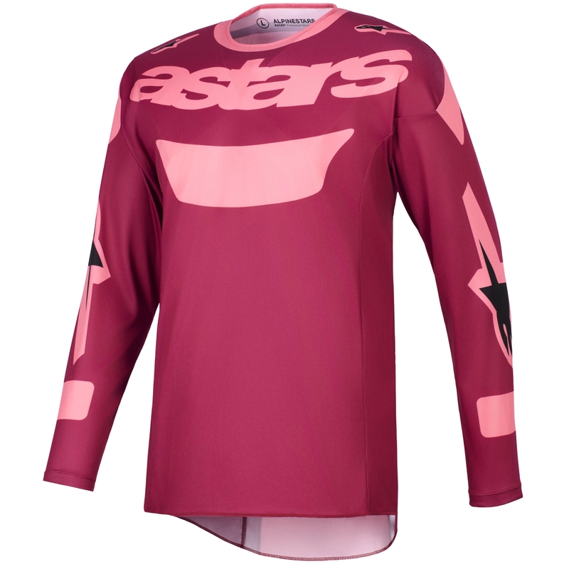 Alpinestars Racer Riway motokrossz mez sötét piros-korall