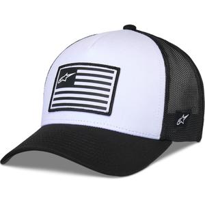 Alpinestars Flag Snap Hat sapka fehér-fekete
