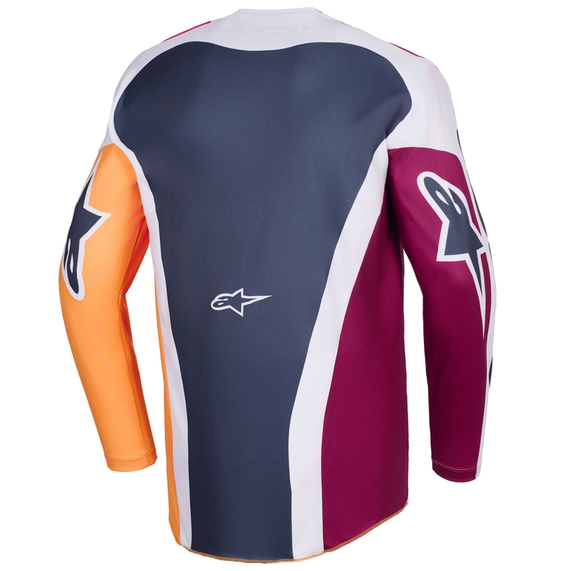 Alpinestars Racer Portl motokrossz mez piros-narancssárga-világosszürke