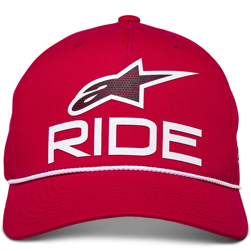 Alpinestars Ride Comp Snapback sapka piros-fehér-fekete