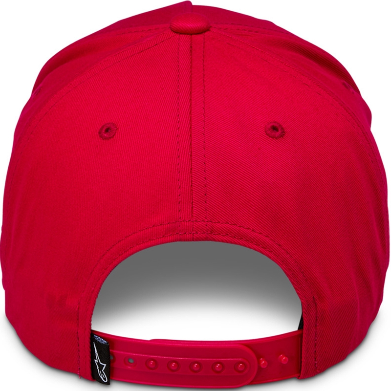 Alpinestars Ride Comp Snapback sapka piros-fehér-fekete
