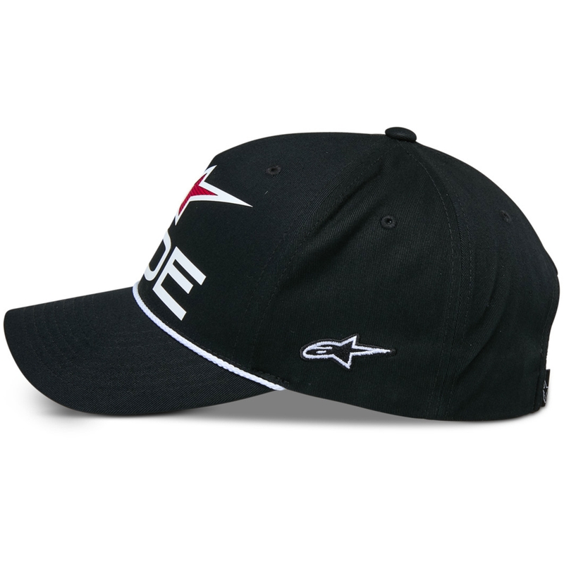 Alpinestars Ride Comp Snapback sapka fekete-fehér-piros