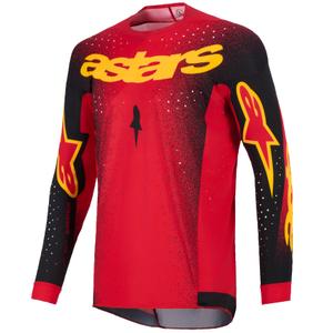 Alpinestars Supertech Scenz motokrossz mez piros-fekete-sárga