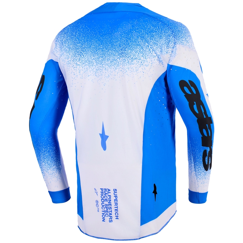 Alpinestars Supertech Scenz motokrossz mez kék-fehér