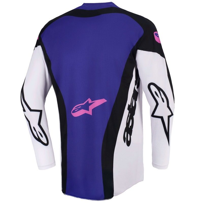Alpinestars Techstar Knif motokrossz mez fekete-világosszürke-lila