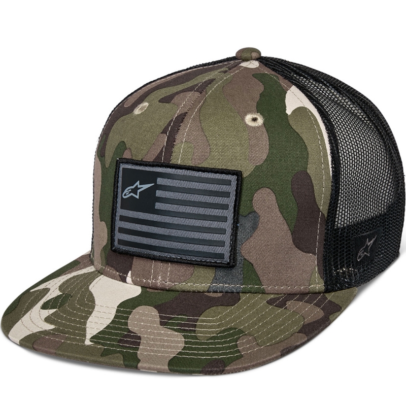 Alpinestars Flag Hat sapka zöld camo-fekete