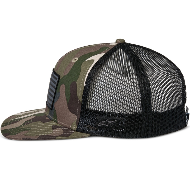 Alpinestars Flag Hat sapka zöld camo-fekete
