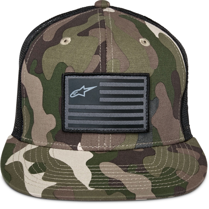 Alpinestars Flag Hat sapka zöld camo-fekete