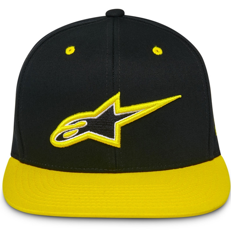 Alpinestars Thickness Snapback sapka fekete-fluo sárga