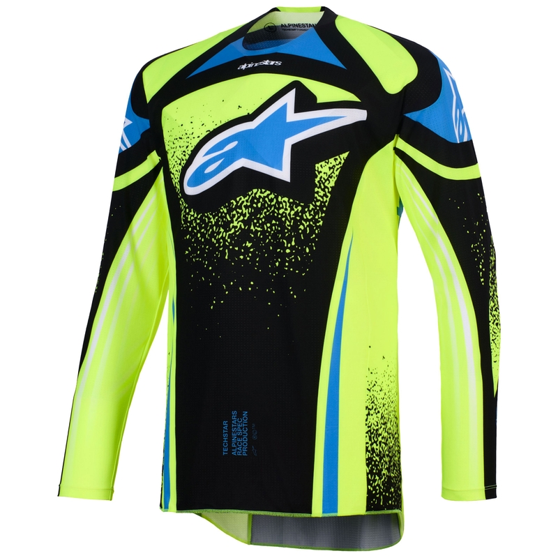 Alpinestars Techstar Nomur motocross mez sötétkék-fluo sárga-kék