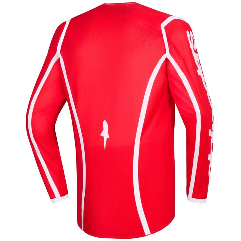 Alpinestars Fluid Apex motokrossz mez piros-fehér