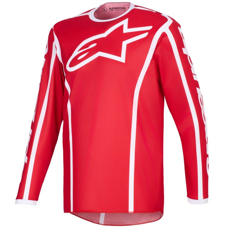 Alpinestars Fluid Apex motokrossz mez piros-fehér