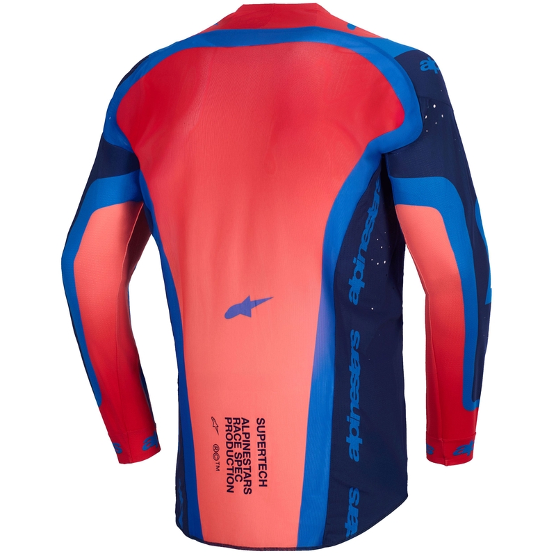Alpinestars Supertech Vista motocross mez sötétkék-korallszín-kobaltkék