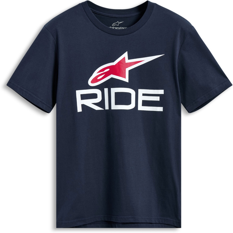 Alpinestars Ride 4.0 CSF póló kék-fehér-piros