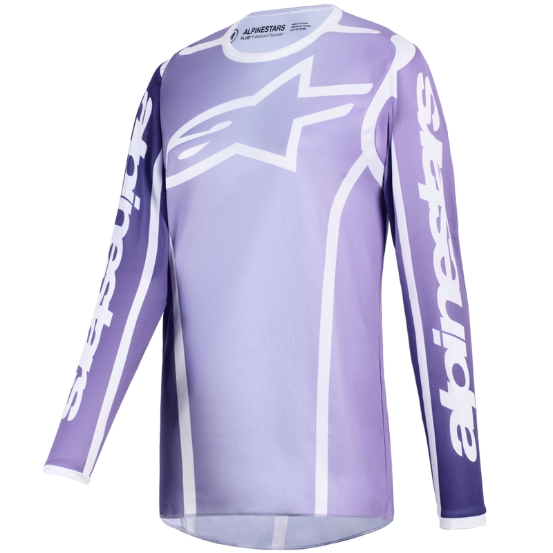 Alpinestars Stella Fluid Apex női motokrossz mez lila-fehér