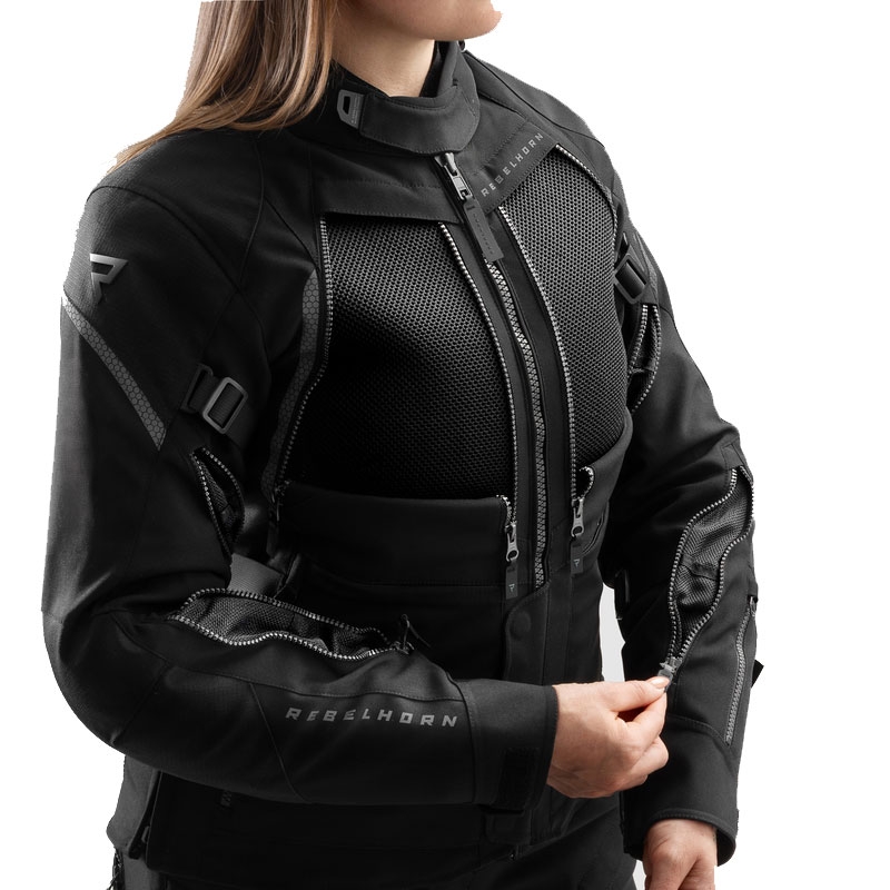Rebelhorn Hardy 3.0 női motoros kabát fekete