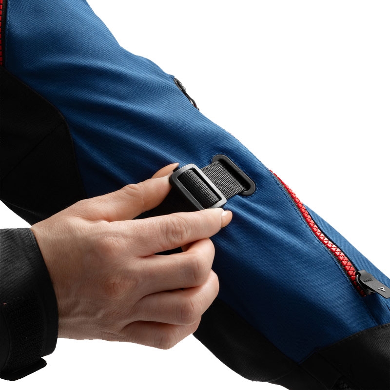 Rebelhorn Hardy 3.0 női motoros kabát kék-szürke-piros