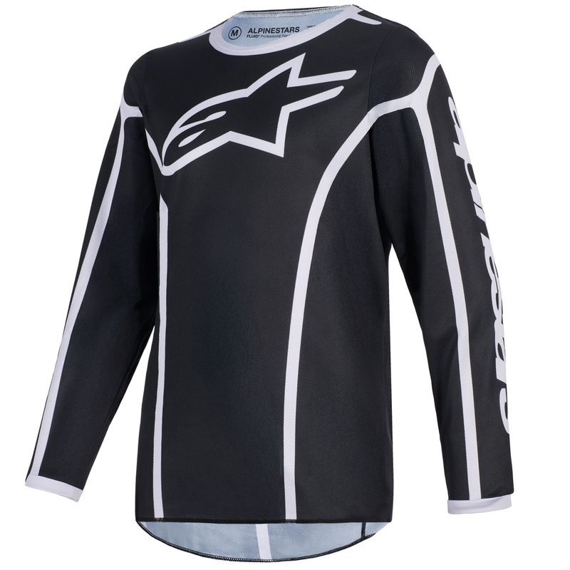 Alpinestars Fluid Apex gyerek motokrossz mez fekete-szürke