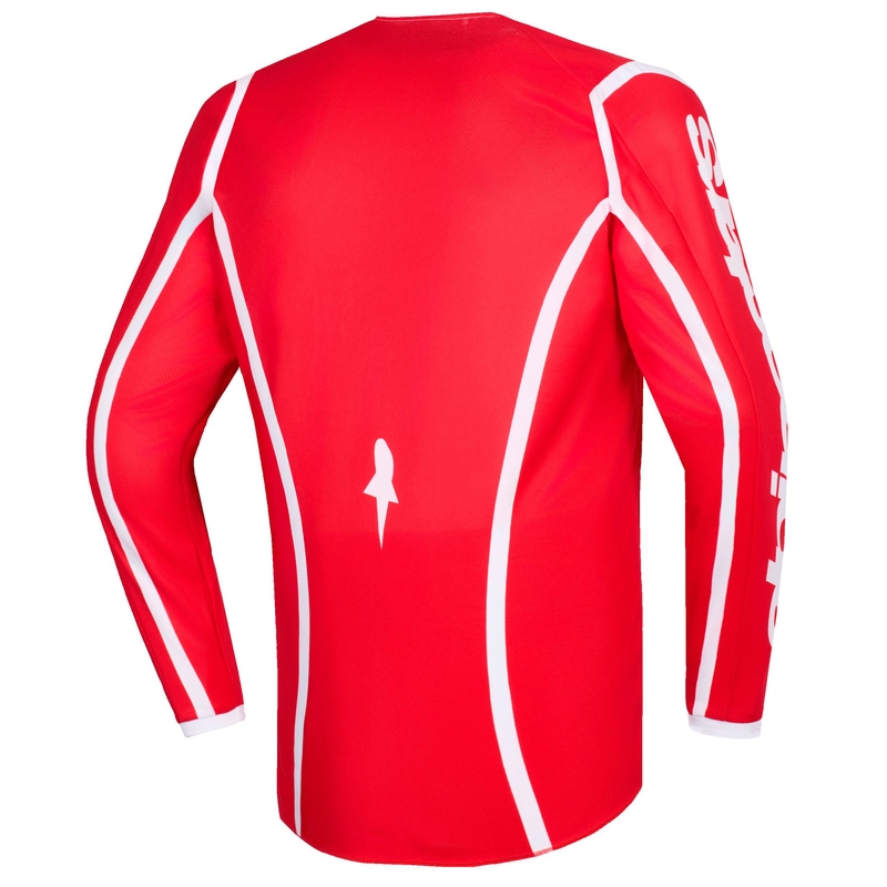 Alpinestars Fluid Apex gyerek motokrossz mez piros-fehér