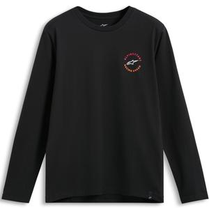 Tričko s dlouhým rukávem Alpinestars True CSF černé