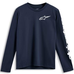 Tričko s dlouhým rukávem Alpinestars Trackside CSF modré
