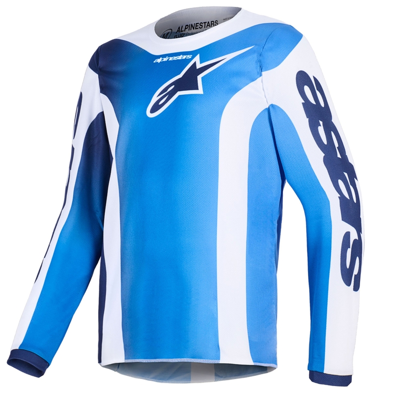 Alpinestars Fluid Portl gyerek motokrossz mez kék-fehér