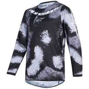 Dětský motokrosový dres Alpinestars Fluid Lahnd stupně šedo-camo