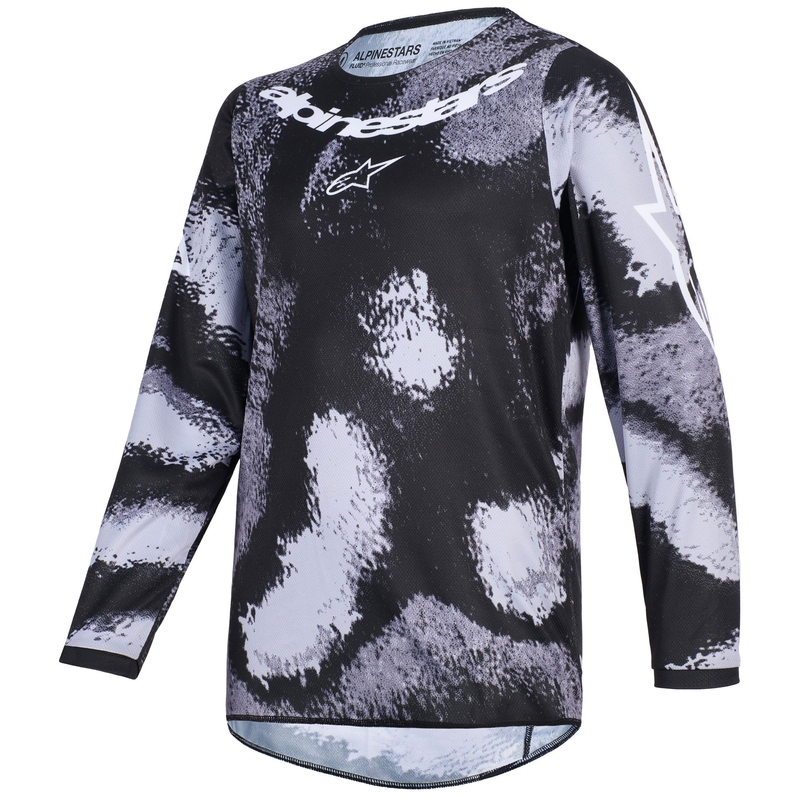 Alpinestars Fluid Lahnd gyerek motokrossz mez szürke-camo árnyalatos