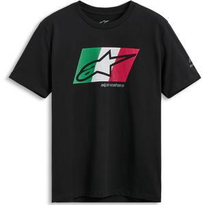 Alpinestars Global CSF póló fekete-zöld-fehér-piros