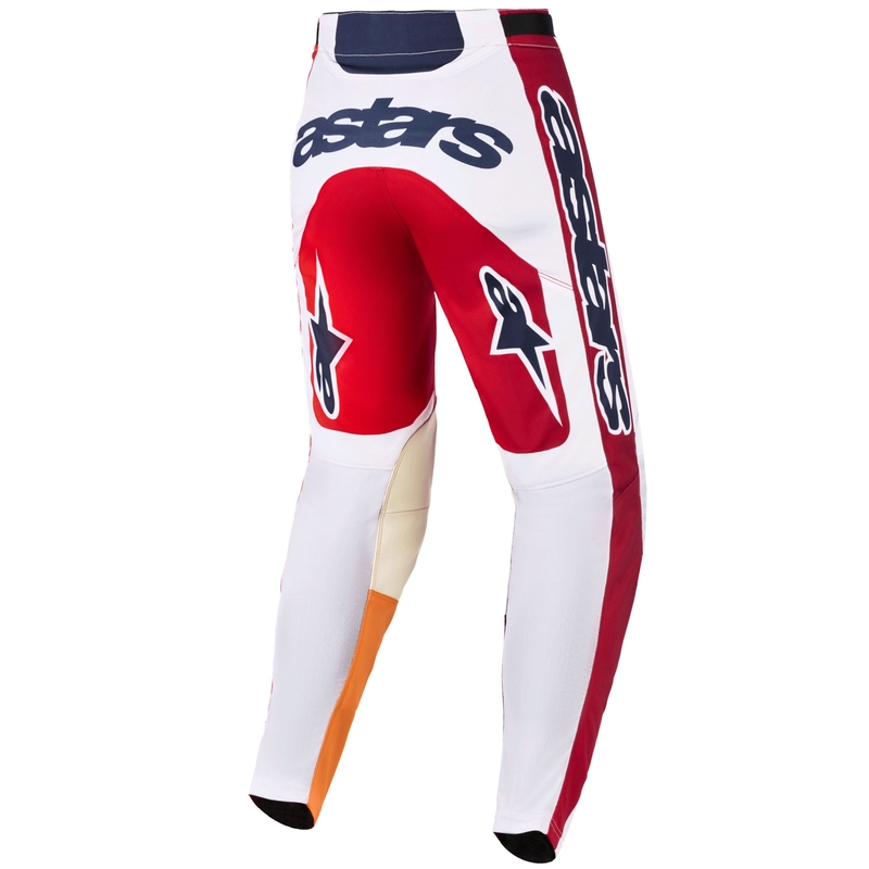 Alpinestars Racer Portl motocross nadrág piros-narancssárga-világosszürke