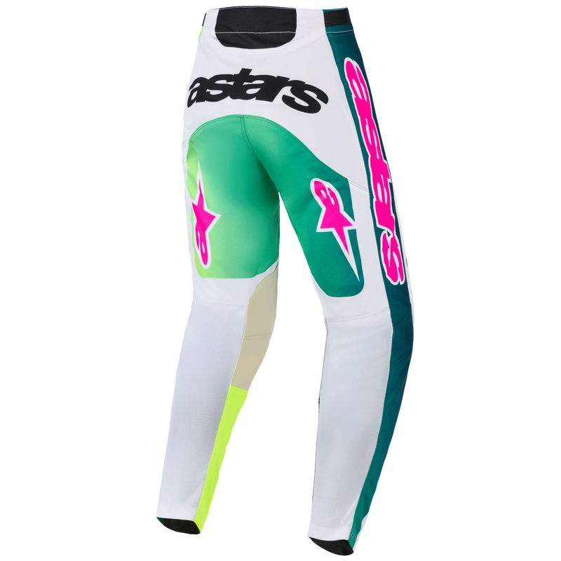 Alpinestars Racer Portl motocross nadrág zöld-fehér-fekete