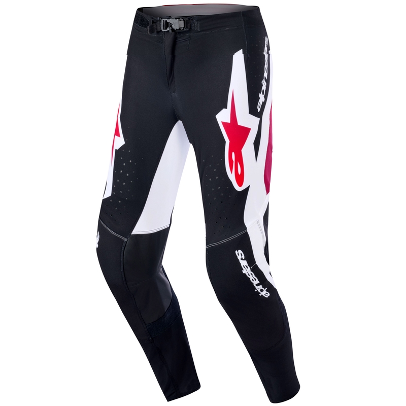 Alpinestars Supertech Pro Vista motocross nadrág fekete-piros-fehér