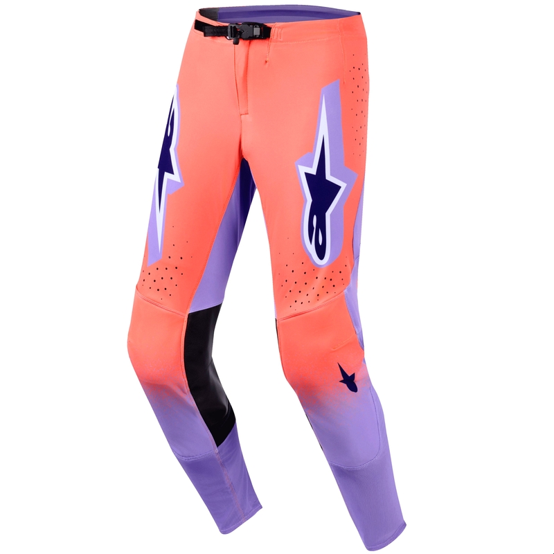 Alpinestars Supertech Scenz motocross nadrág narancssárga-korall-lila
