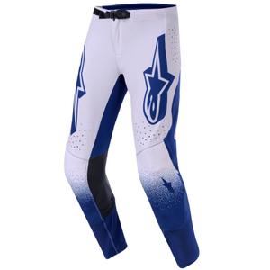 Motokrosové kalhoty Alpinestars Supertech Scenz světle šedo-tmavě modré