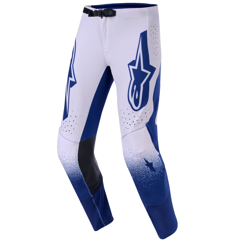 Alpinestars Supertech Scenz motocross nadrág világosszürke-sötétkék