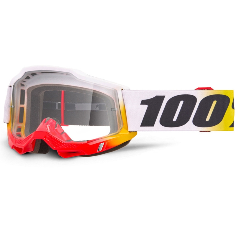 100% Accuri 2 Torken motokrossz szemüveg átlátszó plexivel