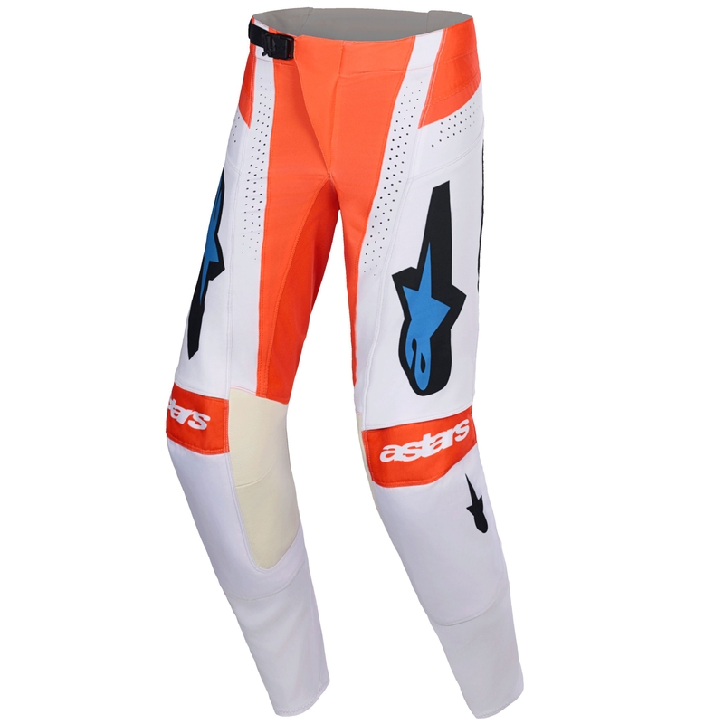 Alpinestars Techstar Knif motocross nadrág világosszürke-fluo narancssárga-fekete