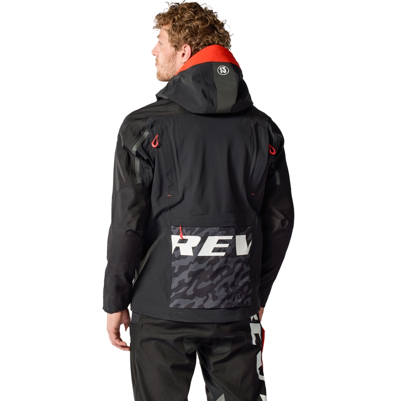 Revit Vision H2O motoros kabát fekete-piros