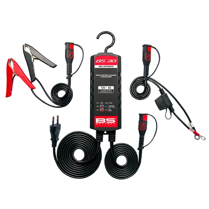 Akkumulátor töltő BS-BATTERY SMART (suitable also for Lithium) 12V 3A