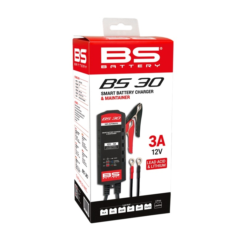 Akkumulátor töltő BS-BATTERY SMART (suitable also for Lithium) 12V 3A