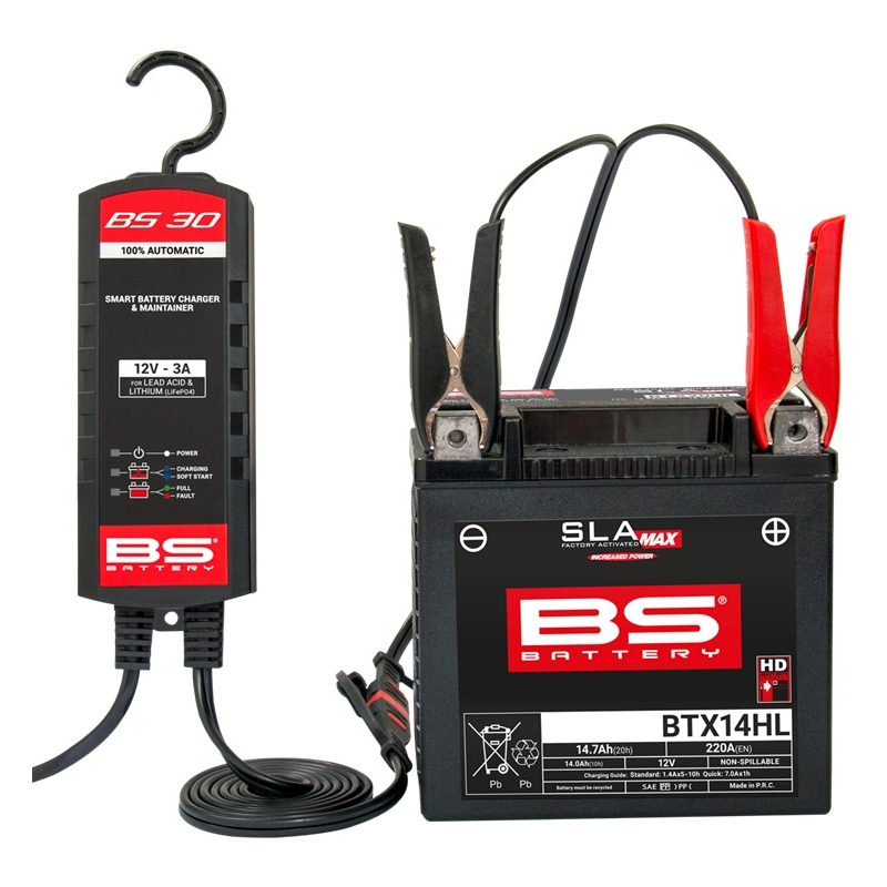 Akkumulátor töltő BS-BATTERY SMART (suitable also for Lithium) 12V 3A