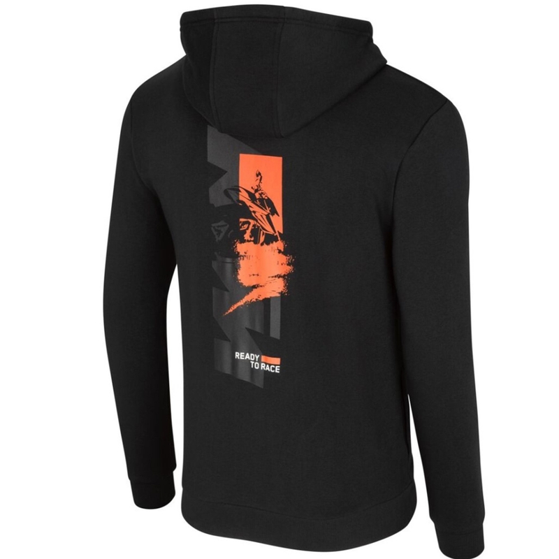 KTM Beast Zip Hoodie pulóver fekete
