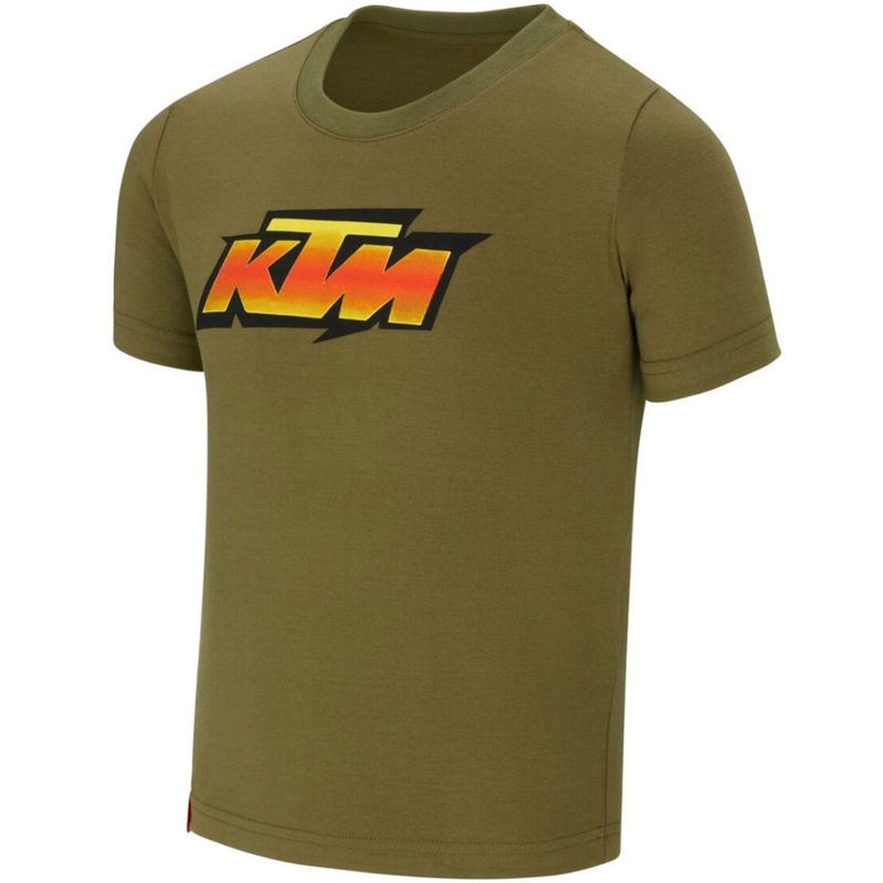 KTM Kids Racing Tee gyerek póló khaki