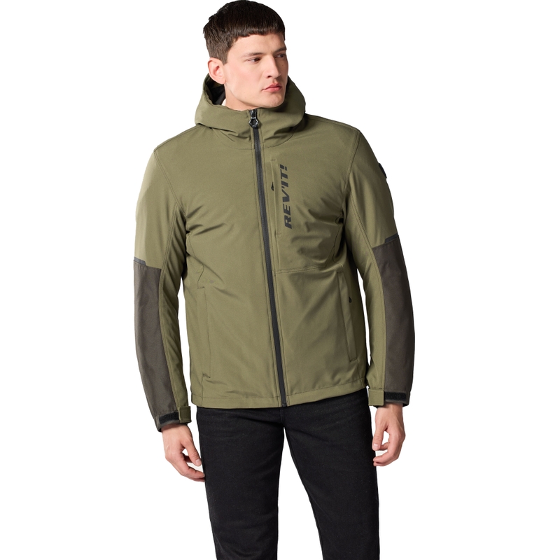 Revit Traffic 2 H2O Tarmac motoros kabát zöld