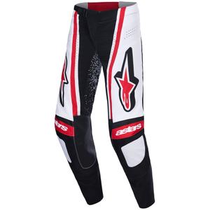 Motokrosové kalhoty Alpinestars Techstar Nomur černo-bílo-červené
